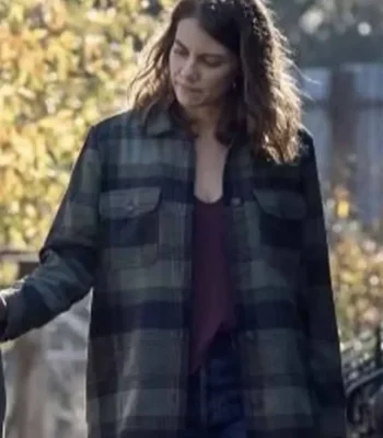 The Walking Dead Lauren Cohan S10 Plaid Jacket