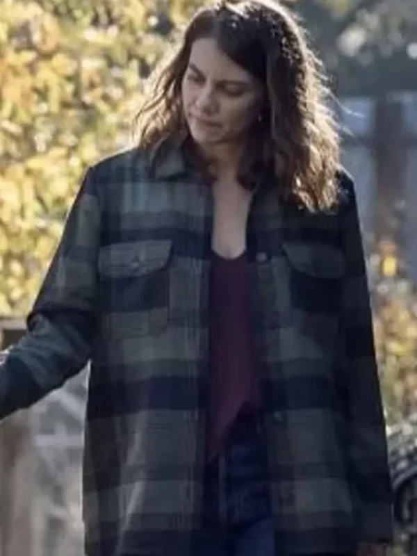 The Walking Dead Lauren Cohan S10 Plaid Jacket