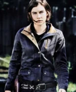 The Walking Dead Maggie Greene S08 Blue Jacket