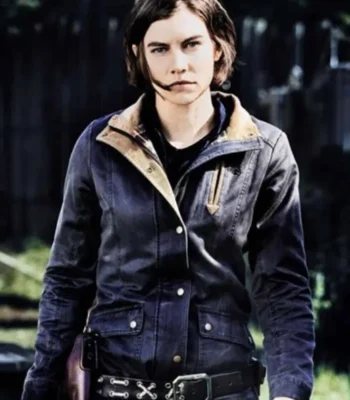 The Walking Dead Maggie Greene S08 Blue Jacket