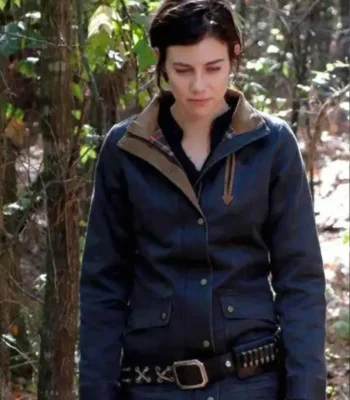 The Walking Dead Maggie Greene S08 Blue Jacket