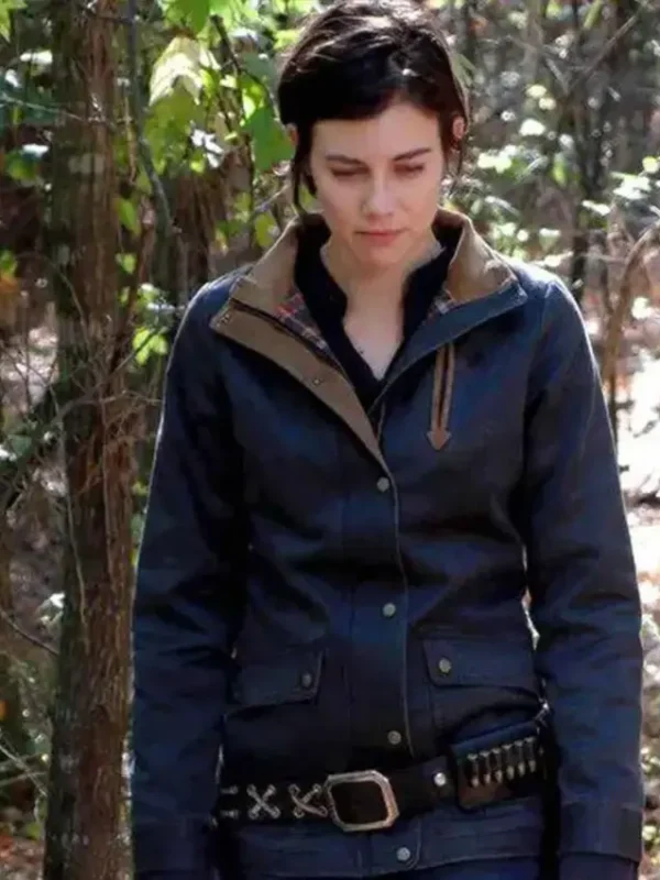 The Walking Dead Maggie Greene S08 Blue Jacket