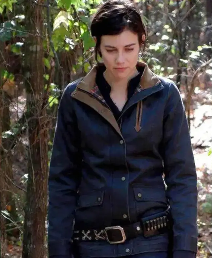 The Walking Dead Maggie Greene S08 Blue Jacket The Walking Dead Maggie Greene S08 Blue Jacket
