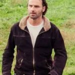 The Walking Dead S05 Rick Grimes Fur Collar Jacket