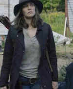 The Walking Dead S10 Lauren Cohan Brown Jacket