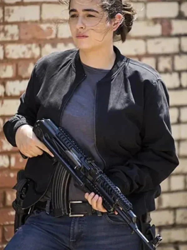 The Walking Dead Tara Chambler Black Bomber Jacket