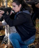 The Walking Dead Tara Chambler Black Bomber Jacket