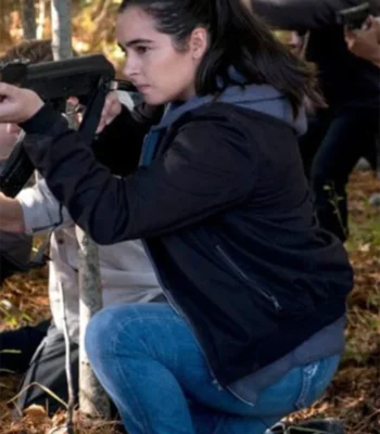 The Walking Dead Tara Chambler Black Bomber Jacket