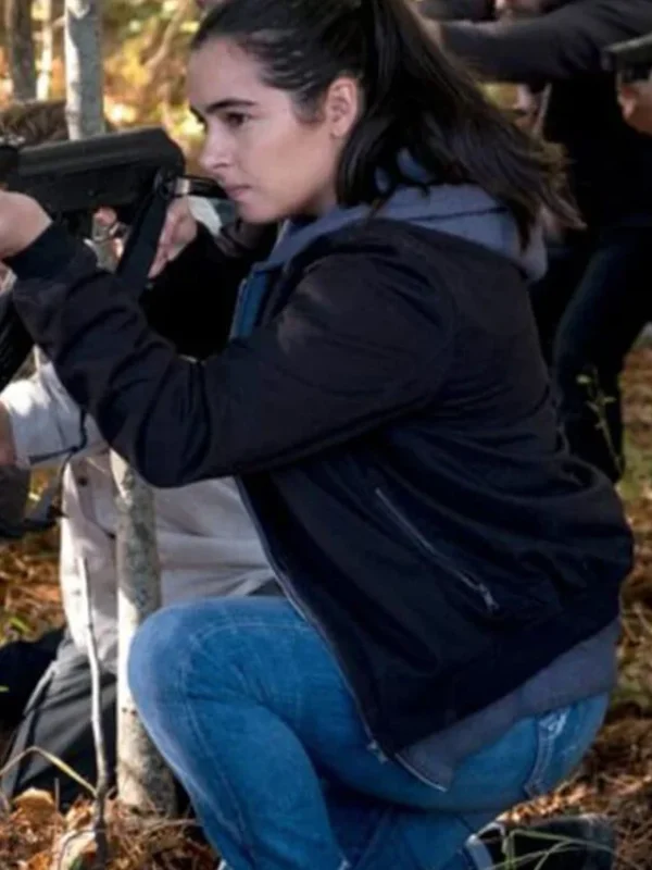 The Walking Dead Tara Chambler Black Bomber Jacket