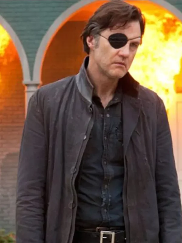 The Walking Dead The Governor Dark Grey Coat