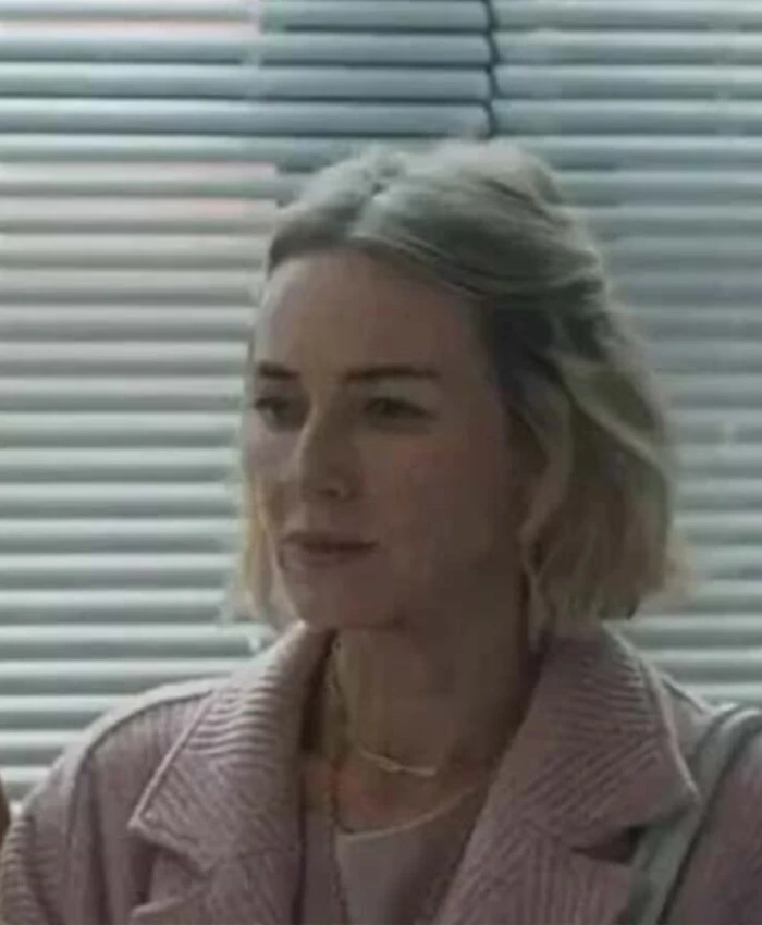 The Watcher Nora Brannock Pink Coat The Watcher Nora Brannock Pink Coat