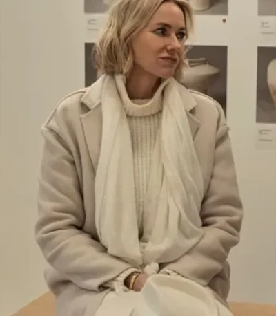 The Watcher Nora Brannock White Trench Coat