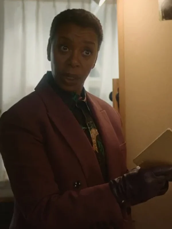 The Watcher Theodora Birch Maroon Coat
