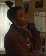 The Watcher Theodora Birch Maroon Coat