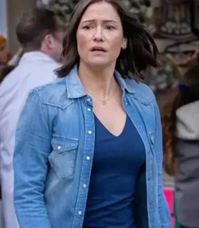The Way Home Chyler Leigh Blue Jacket