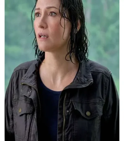 The Way Home S04 Kat Landry Brown Cotton Jacket