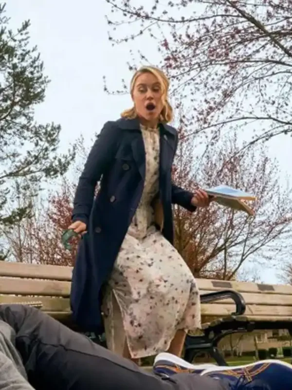 The Wedding Contract 2023 Becca Tobin Blue Coat