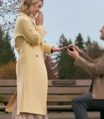 The Wedding Contract 2023 Rebecca Beige Coat