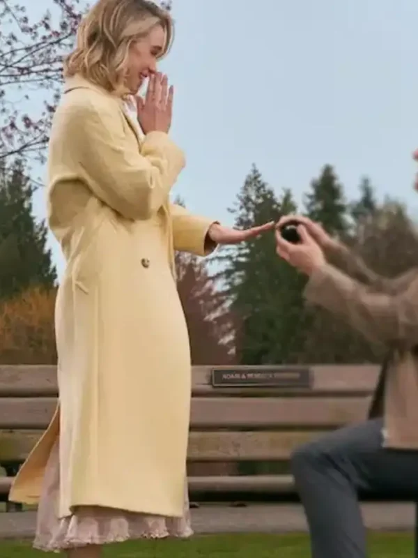 The Wedding Contract 2023 Rebecca Beige Coat