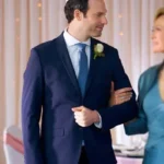 The Wedding Contract Jake Epstein Navy Blue Blazer