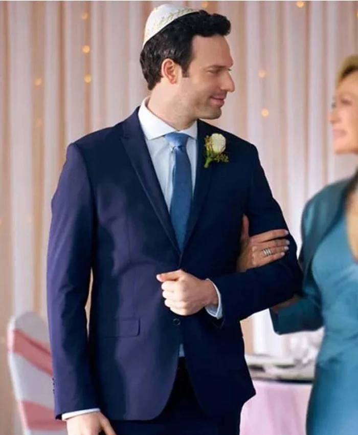 The Wedding Contract Jake Epstein Navy Blue Blazer The Wedding Contract Jake Epstein Navy Blue Blazer