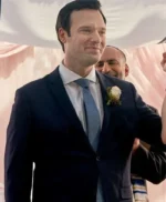 The Wedding Contract Jake Epstein Navy Blue Blazer