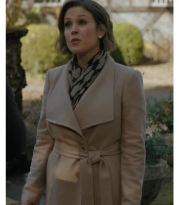The Wedding Cottage 2023 Erin Krakow Brown Coat