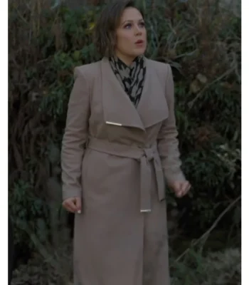 The Wedding Cottage 2023 Erin Krakow Brown Coat