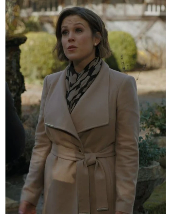 The Wedding Cottage 2023 Erin Krakow Brown Coat The Wedding Cottage 2023 Erin Krakow Brown Coat