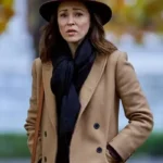 The Wedding Veil Inspiration 2023 Autumn Reeser Brown Coat