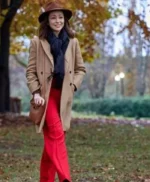 The Wedding Veil Inspiration 2023 Autumn Reeser Brown Coat