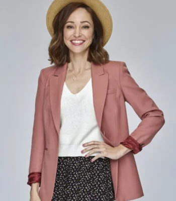 The Wedding Veil Inspiration 2023 Autumn Reeser Pink Blazer