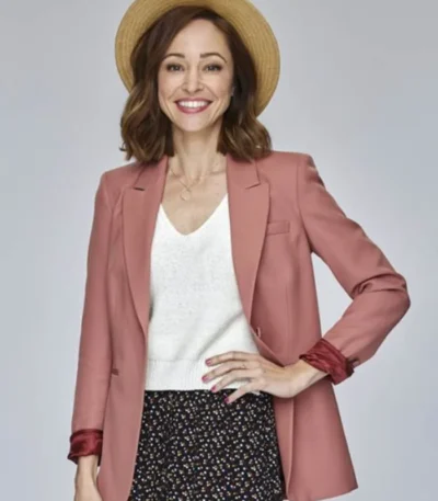 The Wedding Veil Inspiration 2023 Autumn Reeser Pink Blazer