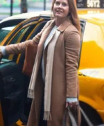 The Woman In The Window Anna Fox Brown Wool Trench Coat