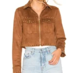 The Young and The Restless Mariah Copeland Brown Suede Jacket