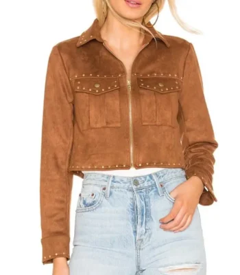 The Young and The Restless Mariah Copeland Brown Suede Jacket