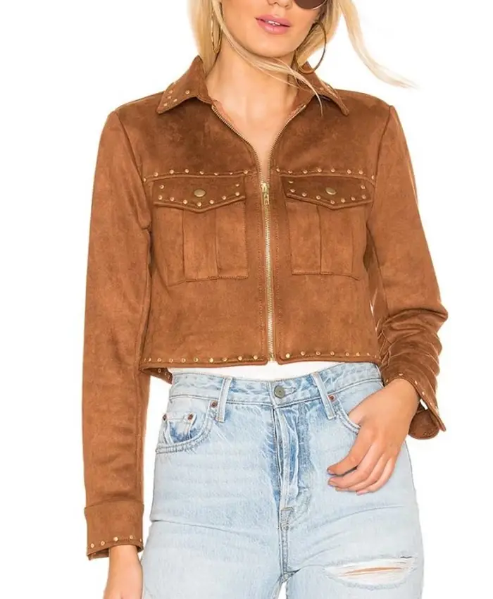 The Young and The Restless Mariah Copeland Brown Suede Jacket The Young and The Restless Mariah Copeland Brown Suede Jacket