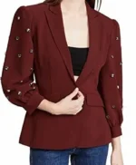 The Young and The Restless Mariah Copeland Maroon Blazer Jacket