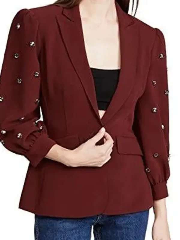 The Young and The Restless Mariah Copeland Maroon Blazer Jacket