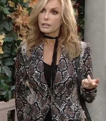 The Young and The Restless Tracey E Bregman Snakeskin Blazer