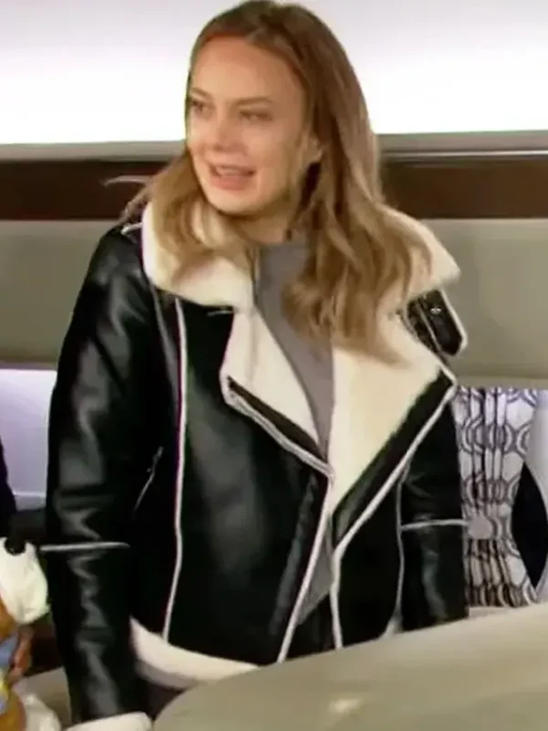 The Young and the Restless Abby Newman Leather Shearling Jacket