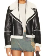 The Young and the Restless Abby Newman Leather Shearling Jacket