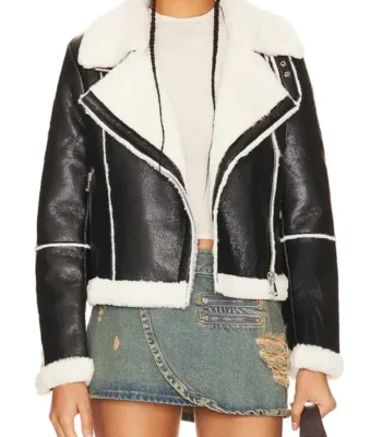 The Young and the Restless Abby Newman Leather Shearling Jacket