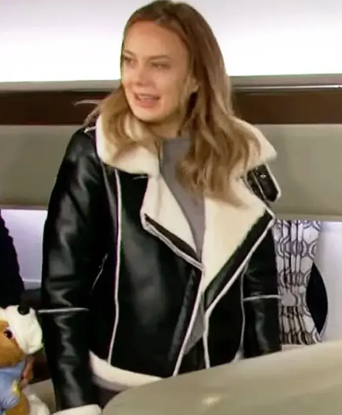 The Young and the Restless Abby Newman Leather Shearling Jacket The Young and the Restless Abby Newman Leather Shearling Jacket