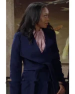 The Young and the Restless Amanda Sinclair Blue Robe Coat