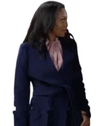 The Young and the Restless Amanda Sinclair Blue Robe Coat