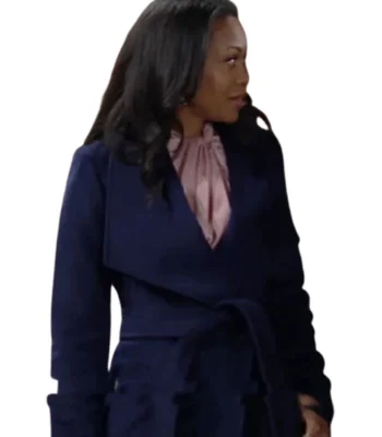 The Young and the Restless Amanda Sinclair Blue Robe Coat