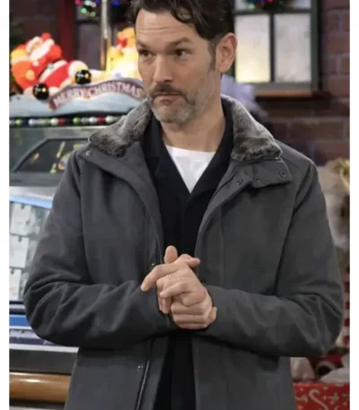 The Young and the Restless S53 Daniel Romalotti Grey Wool Jacket