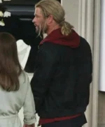 Thor Love and Thunder Chris Hemsworth Black Bomber Jacket