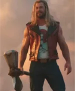 Thor Love and Thunder Chris Hemsworth Quilted Biker Vest